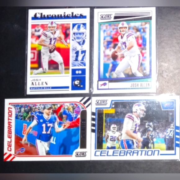 Josh Allen (4) 2022 & 2023 Panini Football - Picture 1 of 2